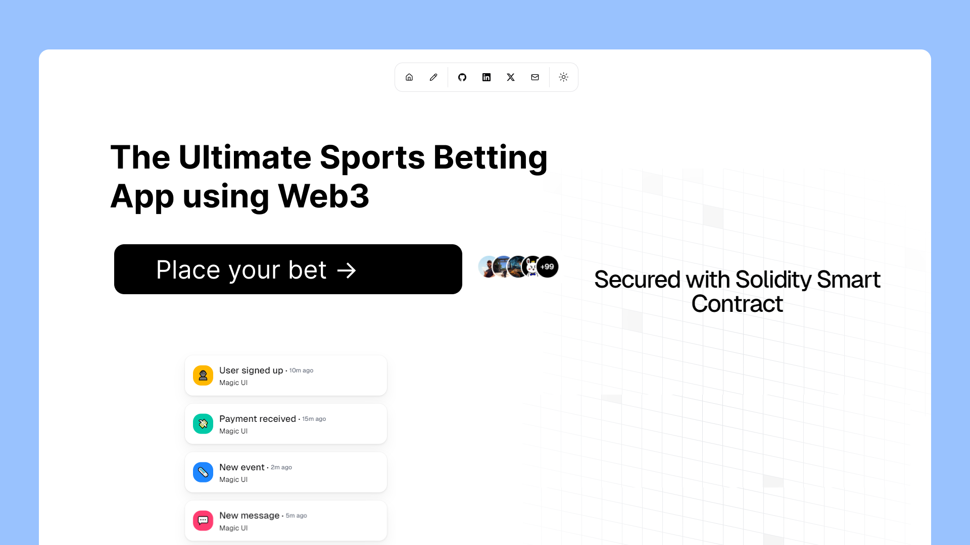 Decentralized Sports Betting App